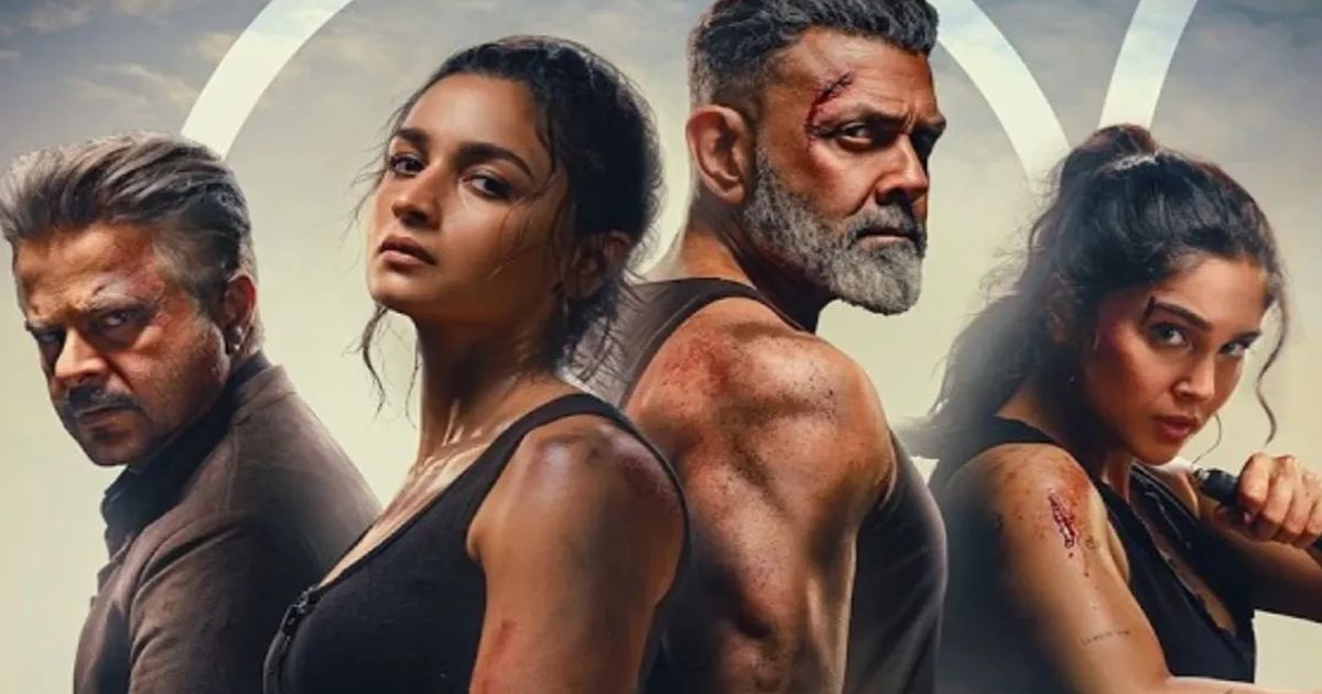 Alia Bhatt and Sharvari in Alpha movie poster