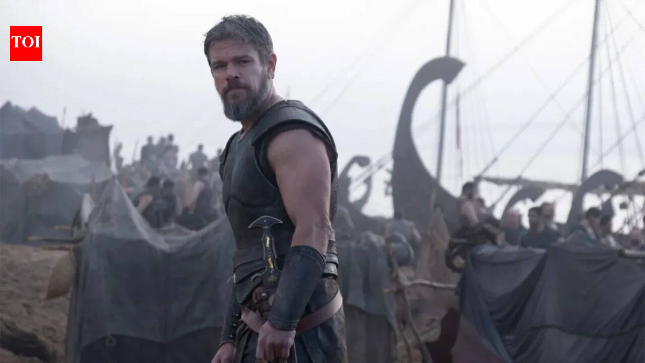 Christopher Nolan on the set of The Odyssey film adaptation