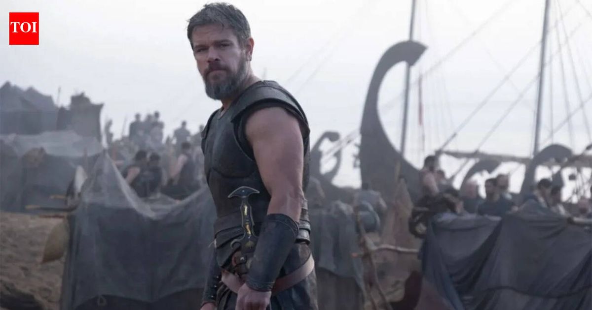 Christopher Nolan on the set of The Odyssey film adaptation