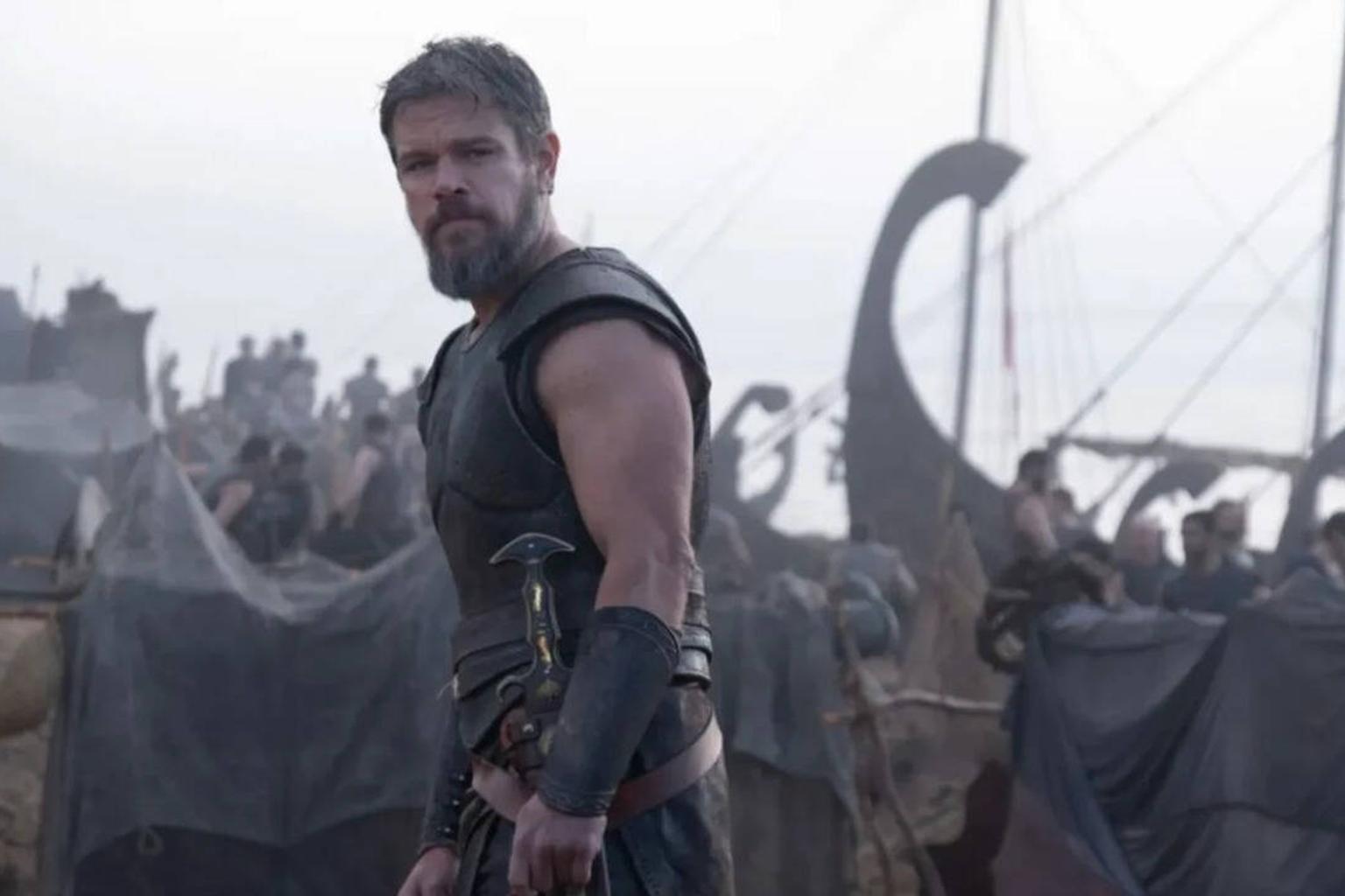 Christopher Nolan on the set of The Odyssey film adaptation