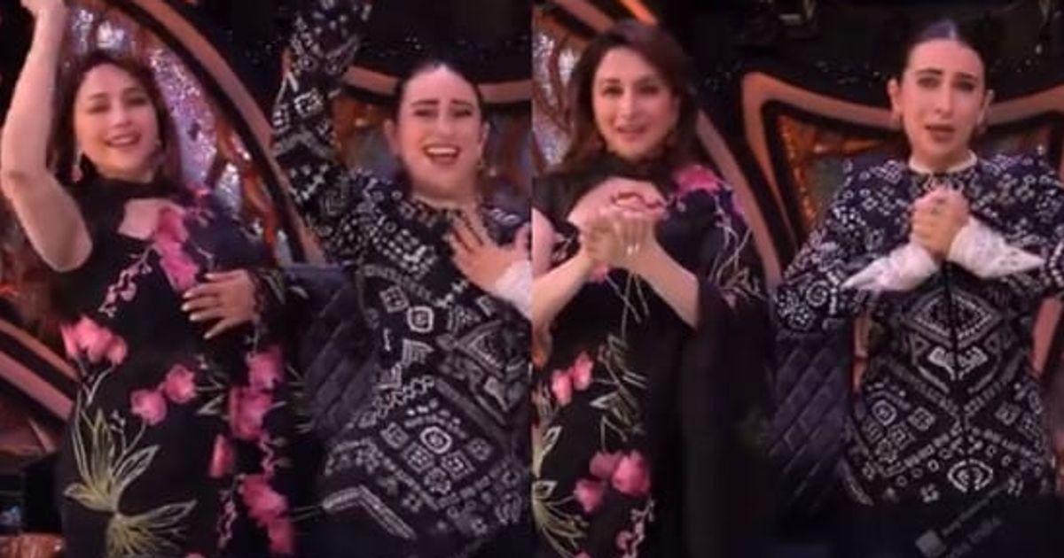 Madhuri Dixit and Karisma Kapoor recreate iconic Le Gayi hookstep; nostalgic fans say ‘Dil Toh Pagal Hai 2 ho jaye'