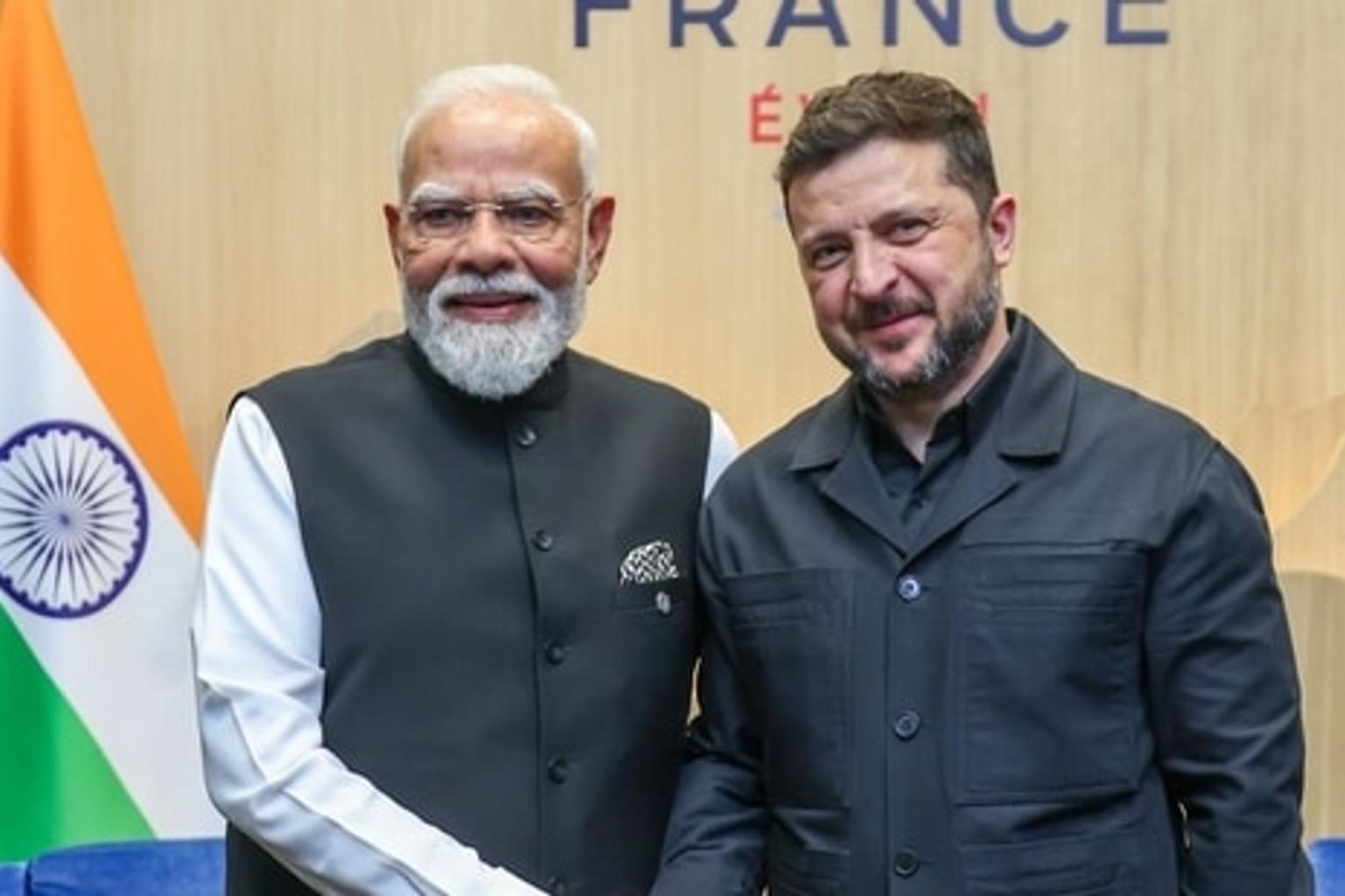 'India always on the side of peace': PM Modi meets Zelensky in Evian during G7 Summit