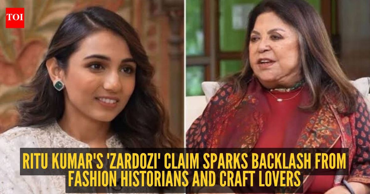 'How can she claim this?': Ritu Kumar faces backlash after saying she coined the word 'Zardozi'
