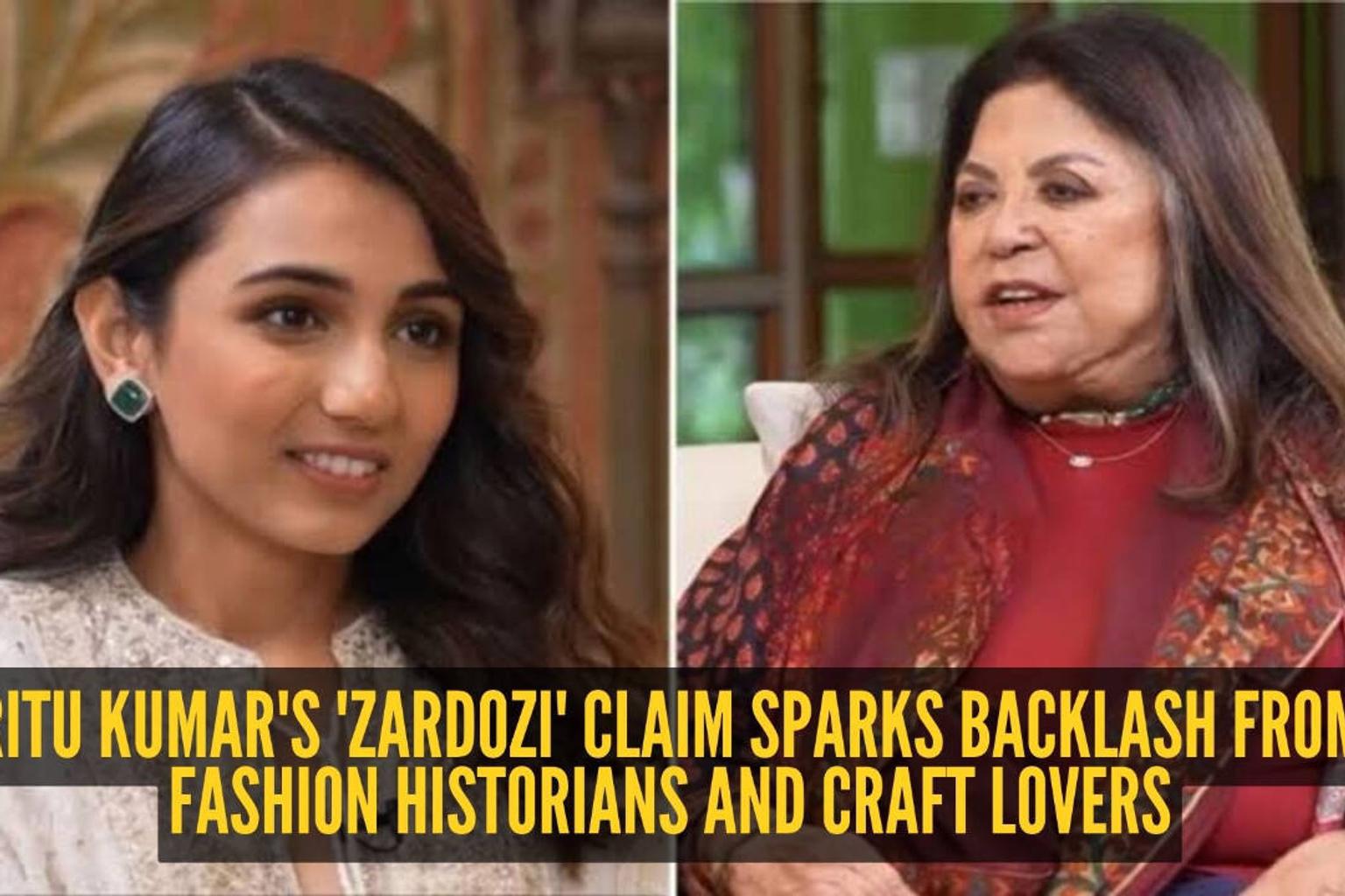 'How can she claim this?': Ritu Kumar faces backlash after saying she coined the word 'Zardozi'