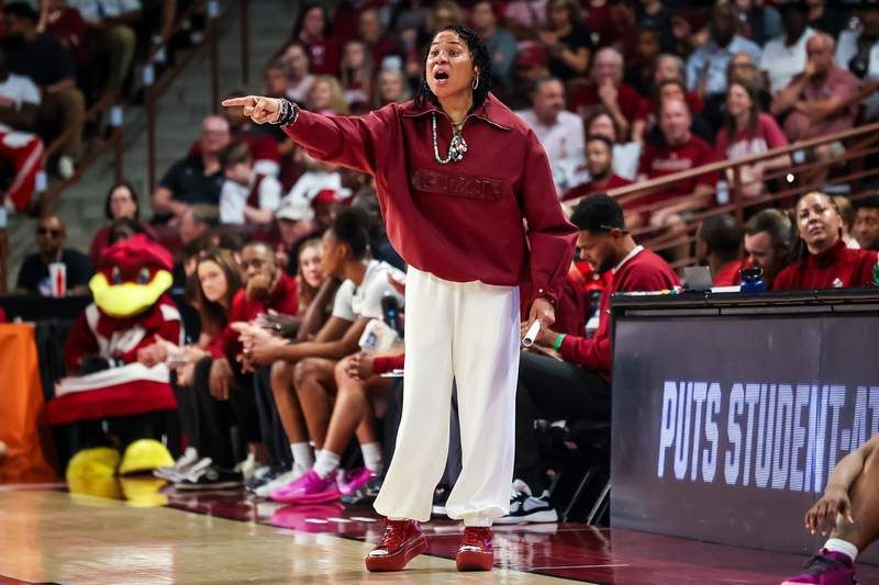 Dawn Staley Celebrates Return Of “Camp Season” With Special Throwback Gear