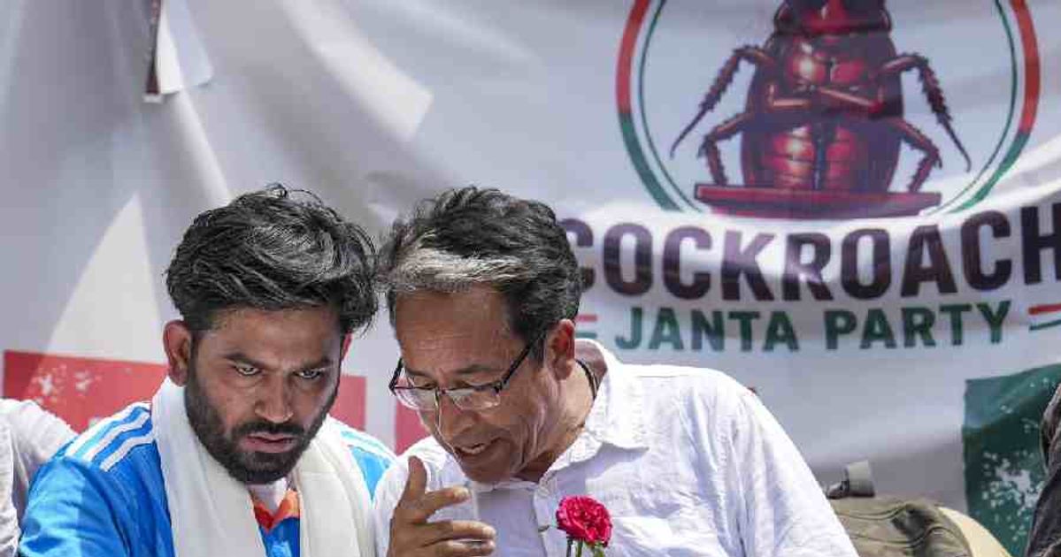Cockroach Janta Party protest live