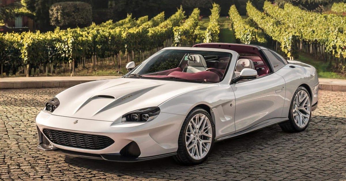 Touring Superleggera Veloce12 Aperta is a limited-run open-top supercar