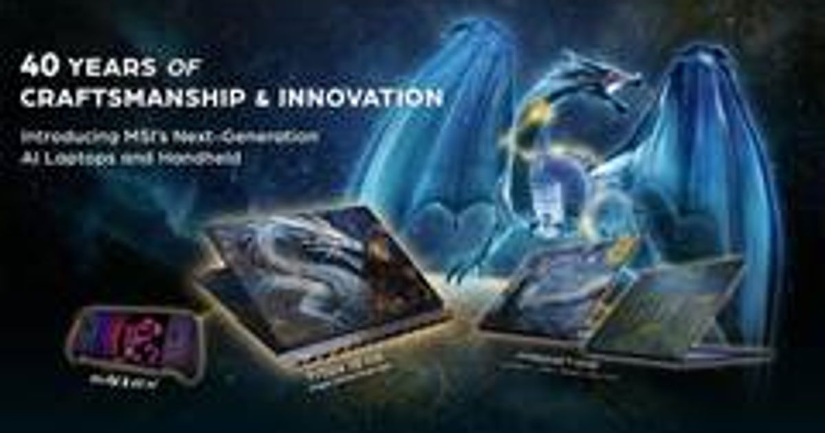 MSI Showcases Latest Gaming Laptops and Its First NVIDIA RTX Spark-Powered Laptop at COMPUTEX 2026