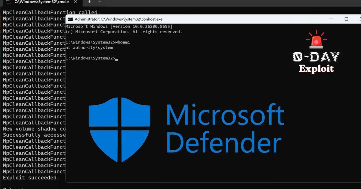 New Windows Defender 0-Day Exploit “RoguePlanet” Grants SYSTEM Access to Attackers