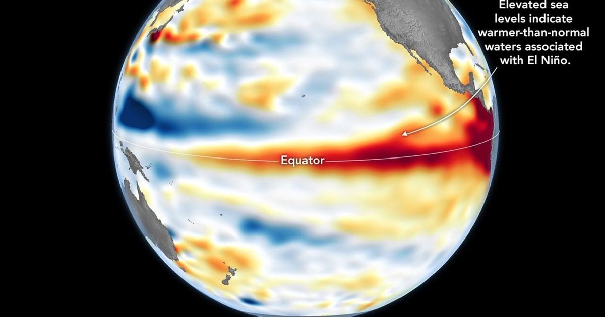 El Niño is underway, satellite observations show