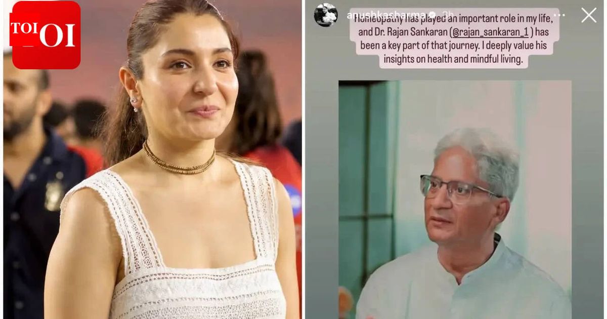 Anushka Sharma credits homeopathy for her health journey; The Liver Doc labels it a 'triangle of shame'