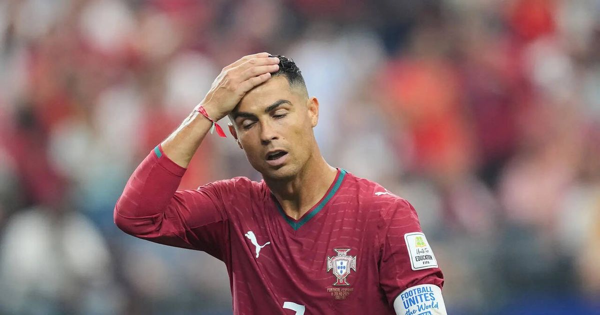 Cristiano Ronaldo in action for Portugal national team