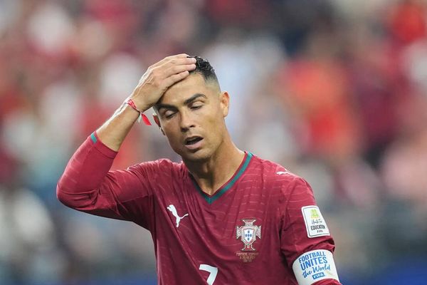 Cristiano Ronaldo in action for Portugal national team