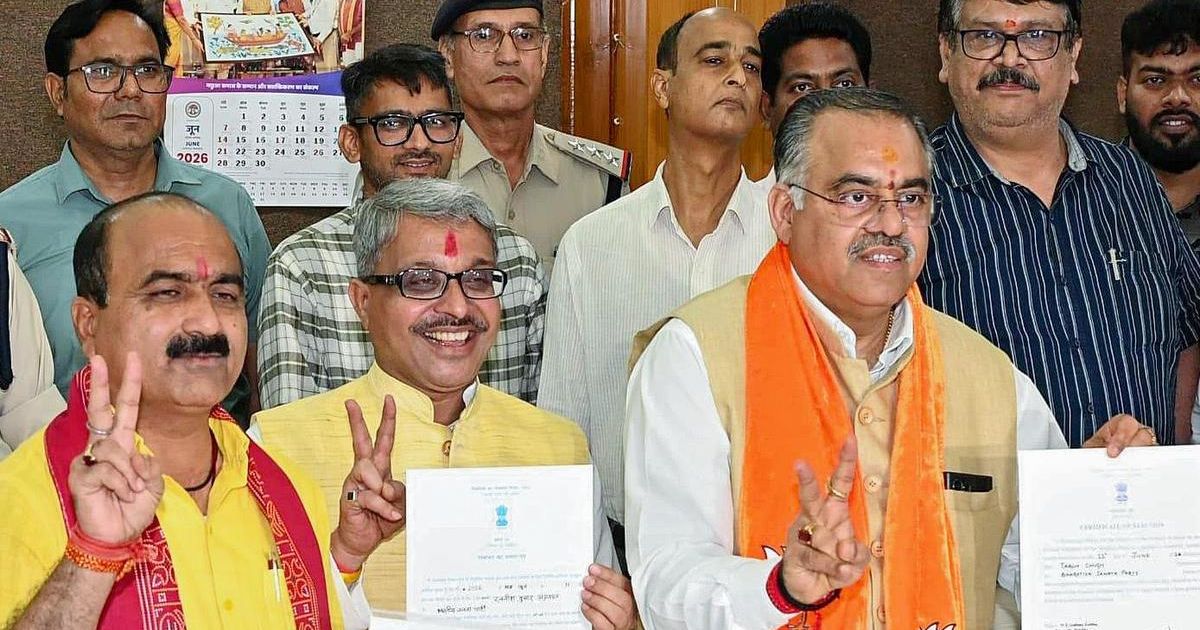 BJP’s Rajya Sabha candidates in Madhya Pradesh elected unopposed; Election Commission yet to decide on Congress plea
