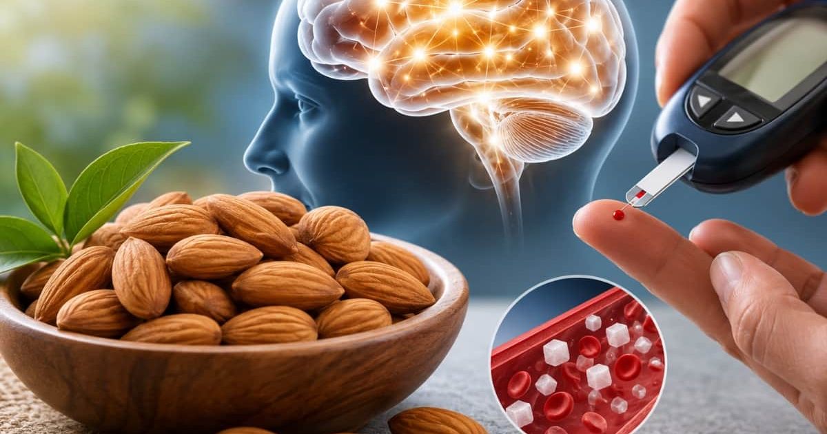 Eating almonds daily may boost memory and help control blood sugar in prediabetes, study finds