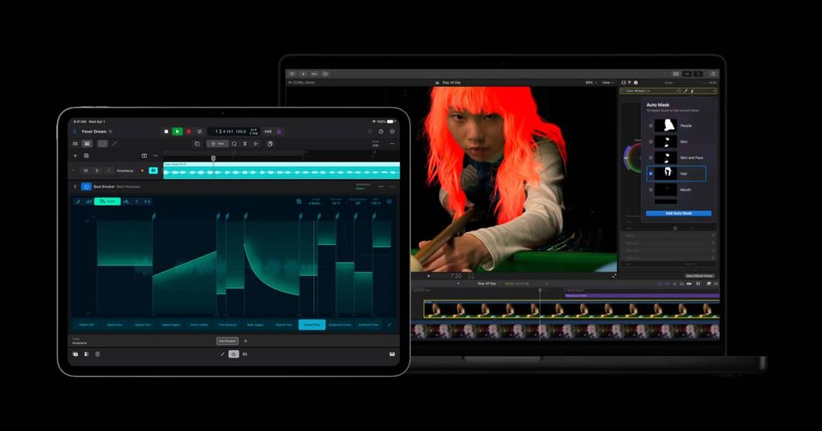 Apple adds AI tools to Final Cut Pro, Logic Pro and Pixelmator Pro