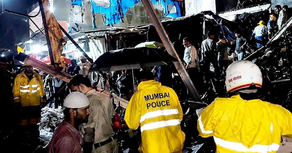 Six killed, one injured in chawl collapse in Mumbai’s Mankhurd amid heavy rains