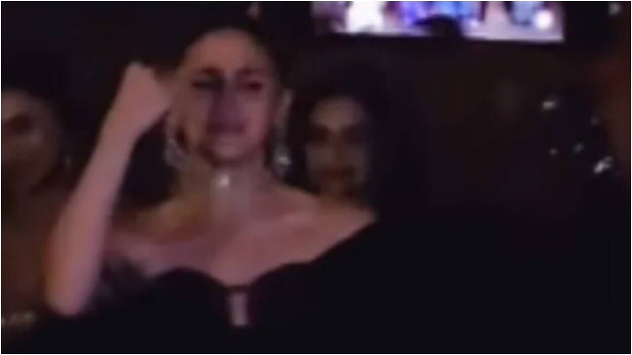 Alia Bhatt dancing at Akansha Ranjan Kapoor's sangeet ceremony in Mumbai