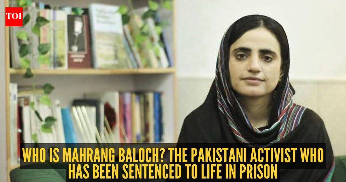 Who is Mahrang Baloch? The Pakistani activist who has been sentenced to life in prison