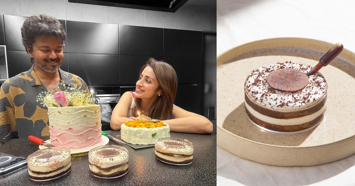 Vijay’s birthday photo with Trisha Krishnan triggers a rush for Conçu’s tiramisu