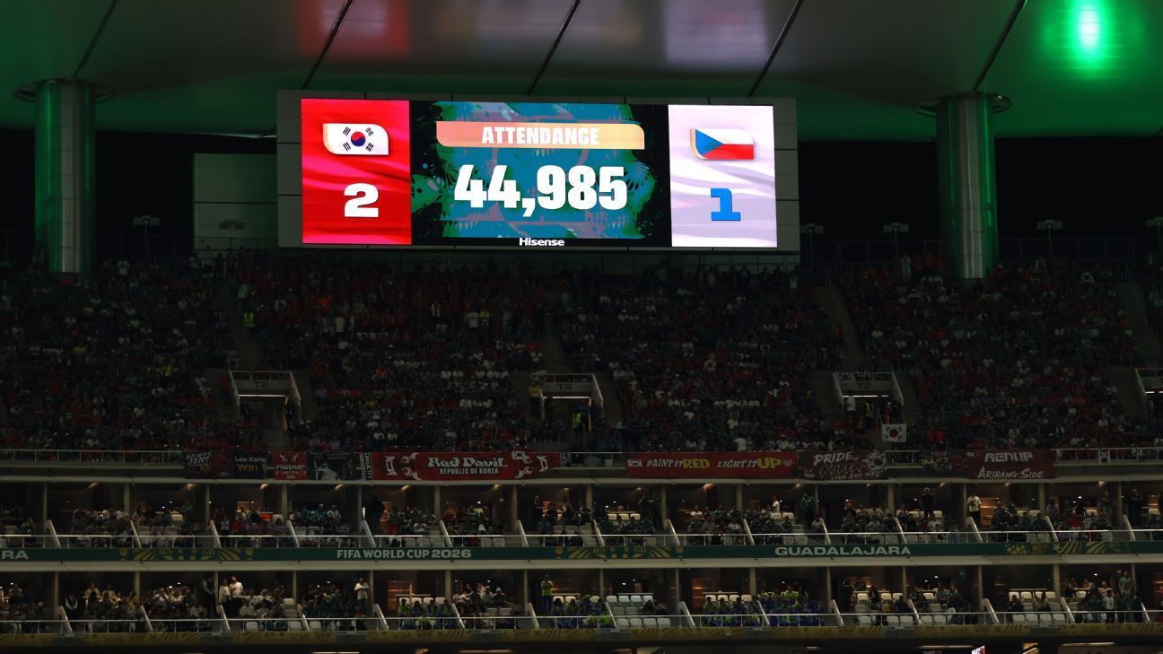 FIFA defends attendance figure amidst empty seats for South Korea vs. Czechia