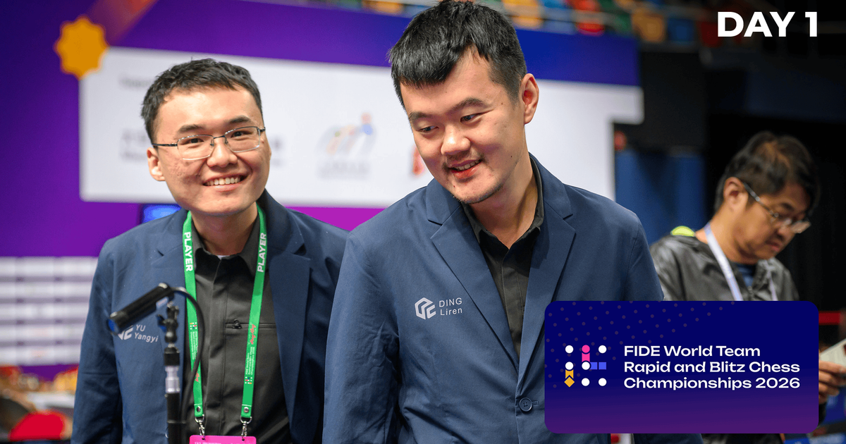 FIDE World Team Rapid Day 1: Ding, Rapport's Teams Lead; Favorites Suffer