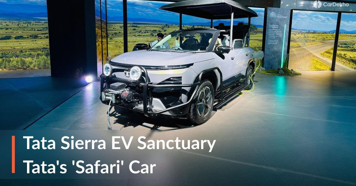 2026 Tata Sierra EV Sanctuary Edition Showcased: Here’s What Is Different From The Standard Sierra EV Launched