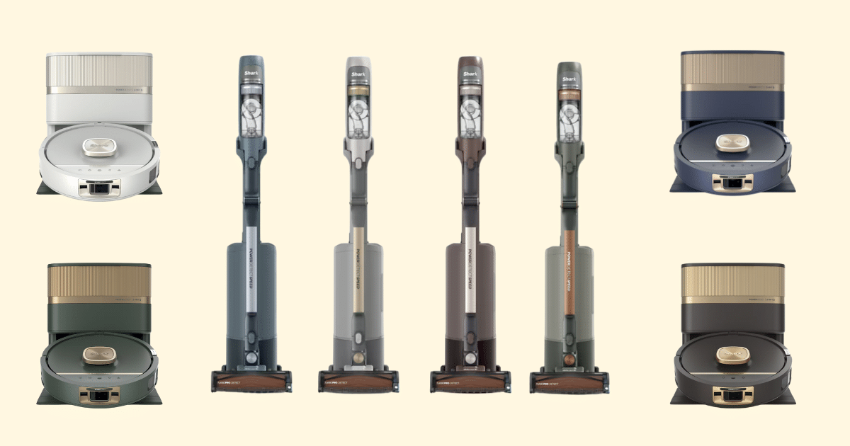 Shark Introduces Home Luxe Collection, Bringing New Color Options to Robot and Cordless Vacuums