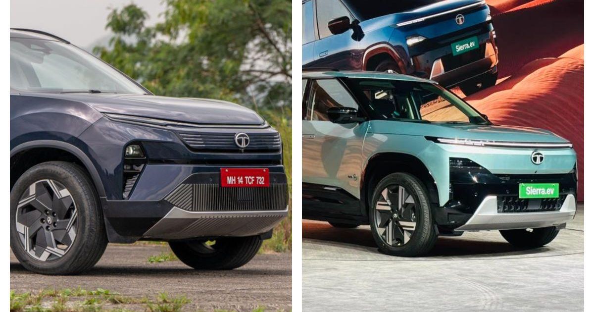 Tata Sierra EV Vs Tata Harrier EV: Price, Features, Range, Dimensions And Powertrain Compared