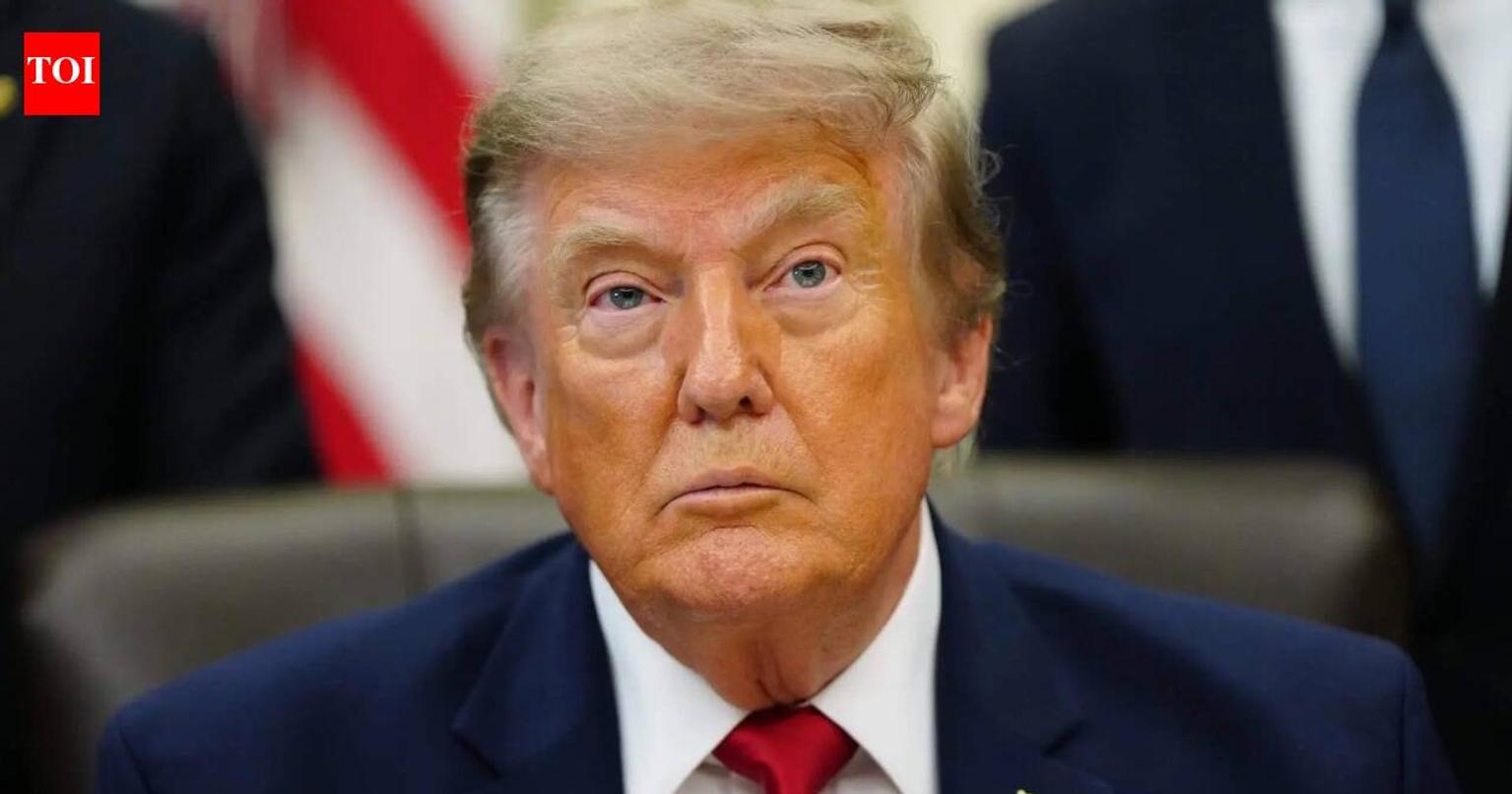 Donald Trump administration officials discussing trade tariffs