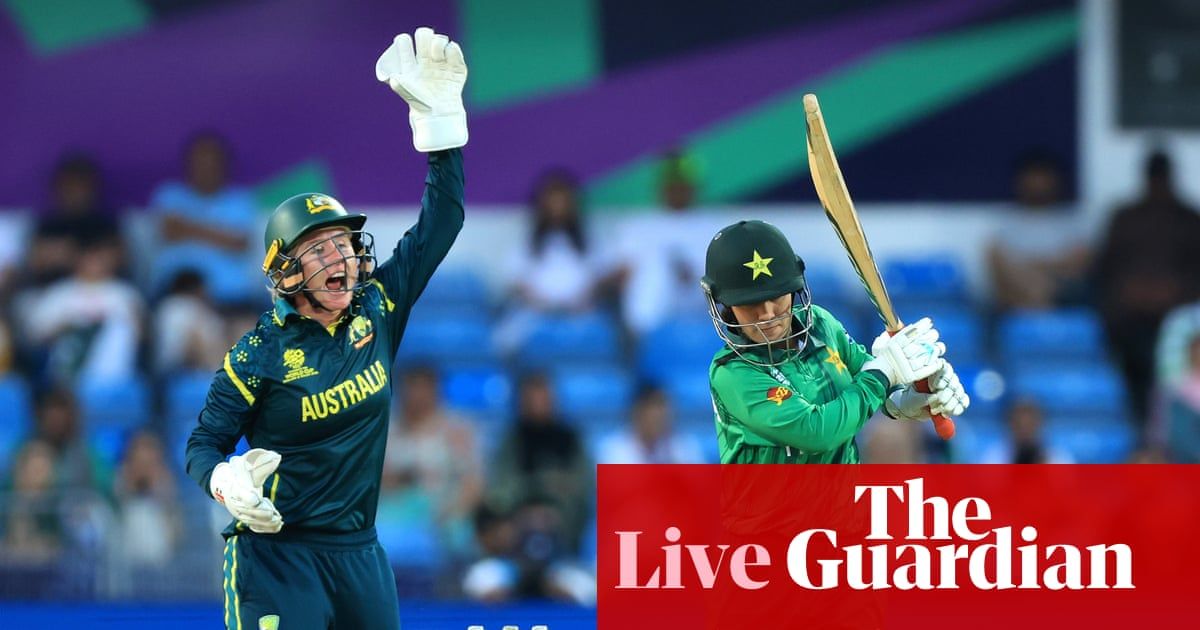 Australia v Pakistan: Women’s T20 World Cup 2026 - live