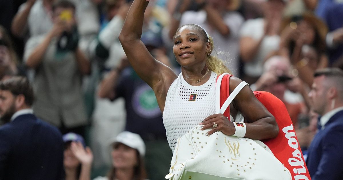 Valiant Serena beaten on Wimbledon return, Swiatek survives scare