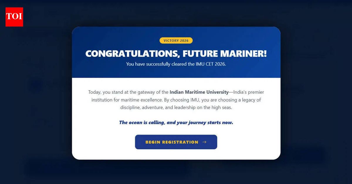 IMU CET 2026 result declared at imu.cbexams.com; rank cards released and counselling registration begins