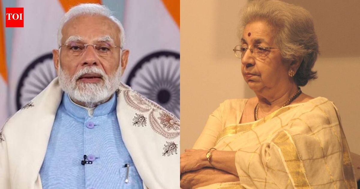PM Narendra Modi pays tribute to Vijaya Mehta as she passes away at 91, calls her 'a pioneer of modern Marathi theatre'