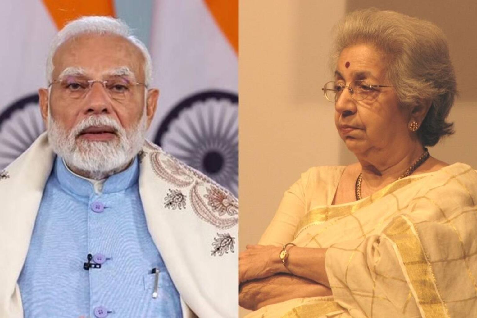 PM Narendra Modi pays tribute to Vijaya Mehta as she passes away at 91, calls her 'a pioneer of modern Marathi theatre'