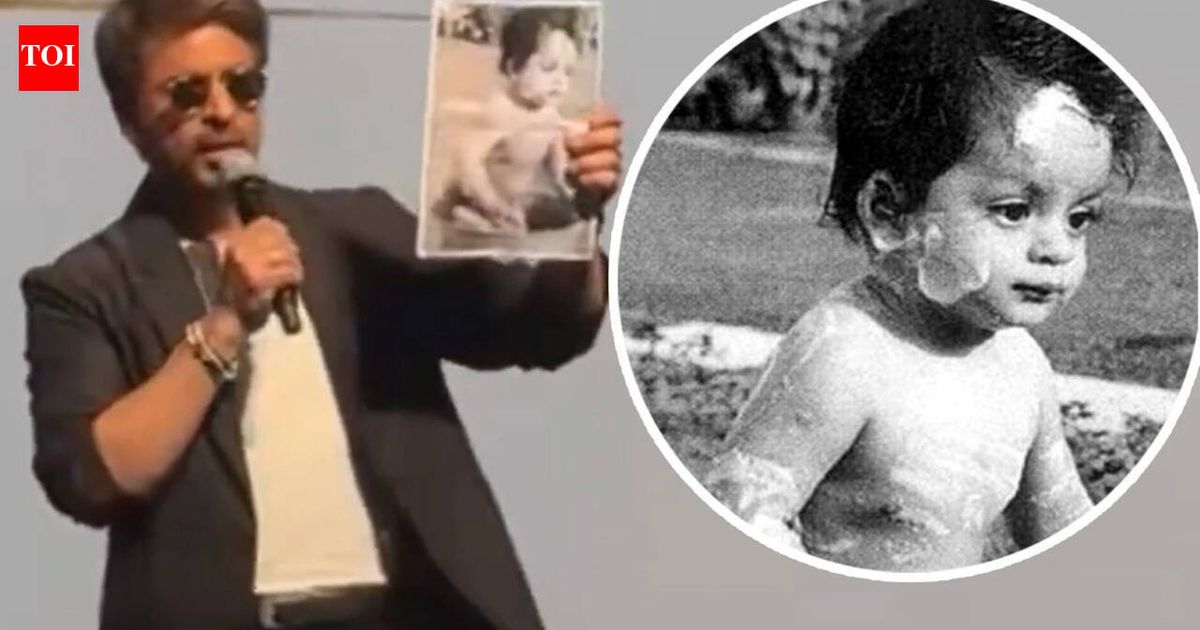 Shah Rukh Khan visits Mangalore for an event; reveals heartwarming story behind his famous childhood pic - WATCH