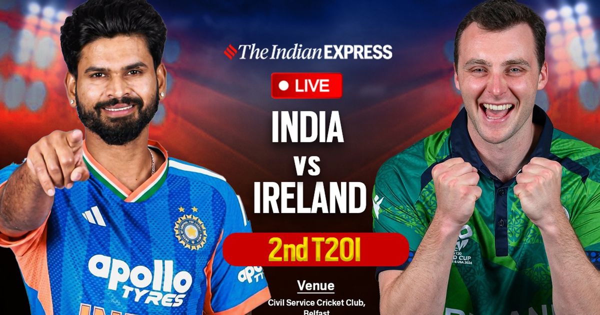 India vs Ireland Live Score, 2nd T20: IND needs 20 runs from six balls