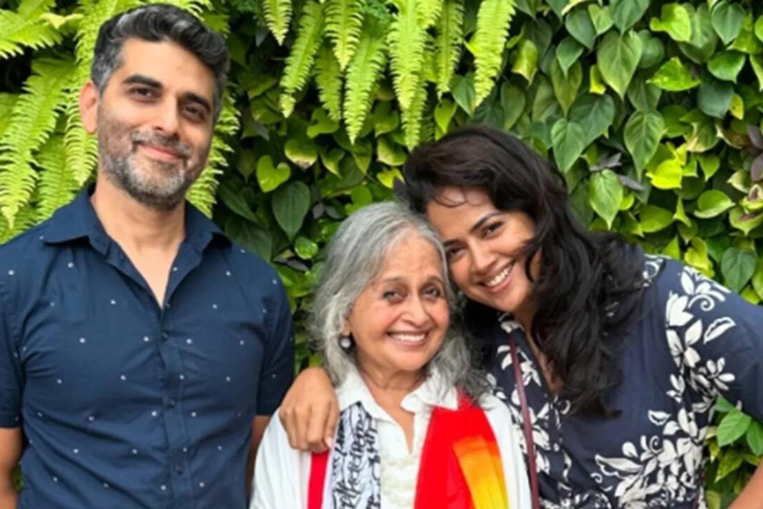 Sameera Reddy reveals her mother-in-law Manjri Varde was divorced when she met her and she was bothered as her father-in-law remarried: 'Not easy to be single'