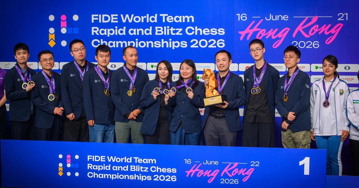 Ding Liren's Dragon Chilling Win Double Gold At FIDE World Team Rapid & Blitz Championships