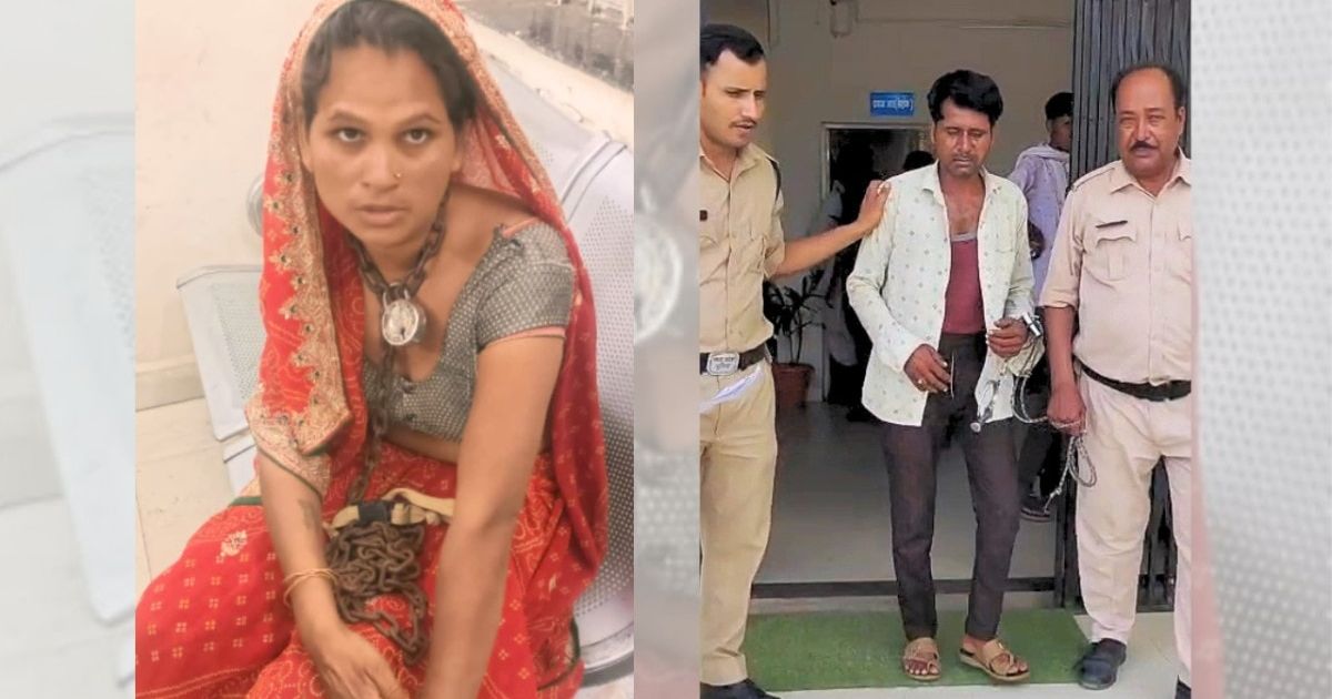 Beaten, branded by husband: Woman escapes, walks to police with chain on neck