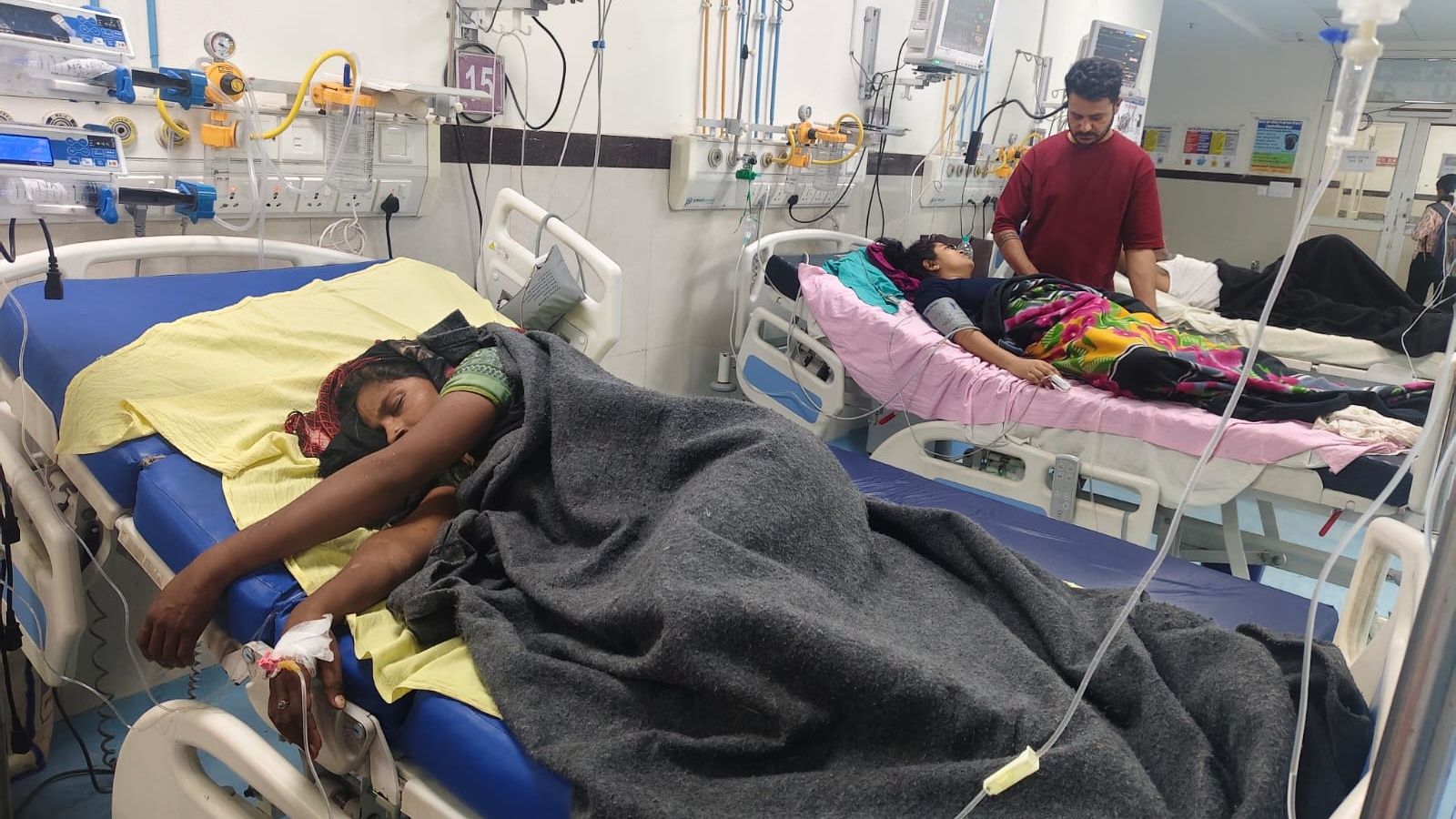Five new mothers from Kota in hospital beds