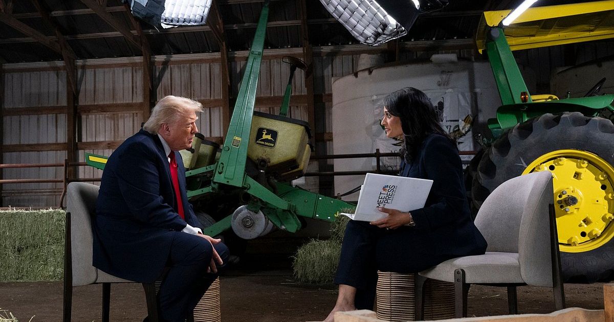 Trump Walks Out of Tense Meet the Press Interview After 2020 ‘Rigged’ Election Clash in Wisconsin