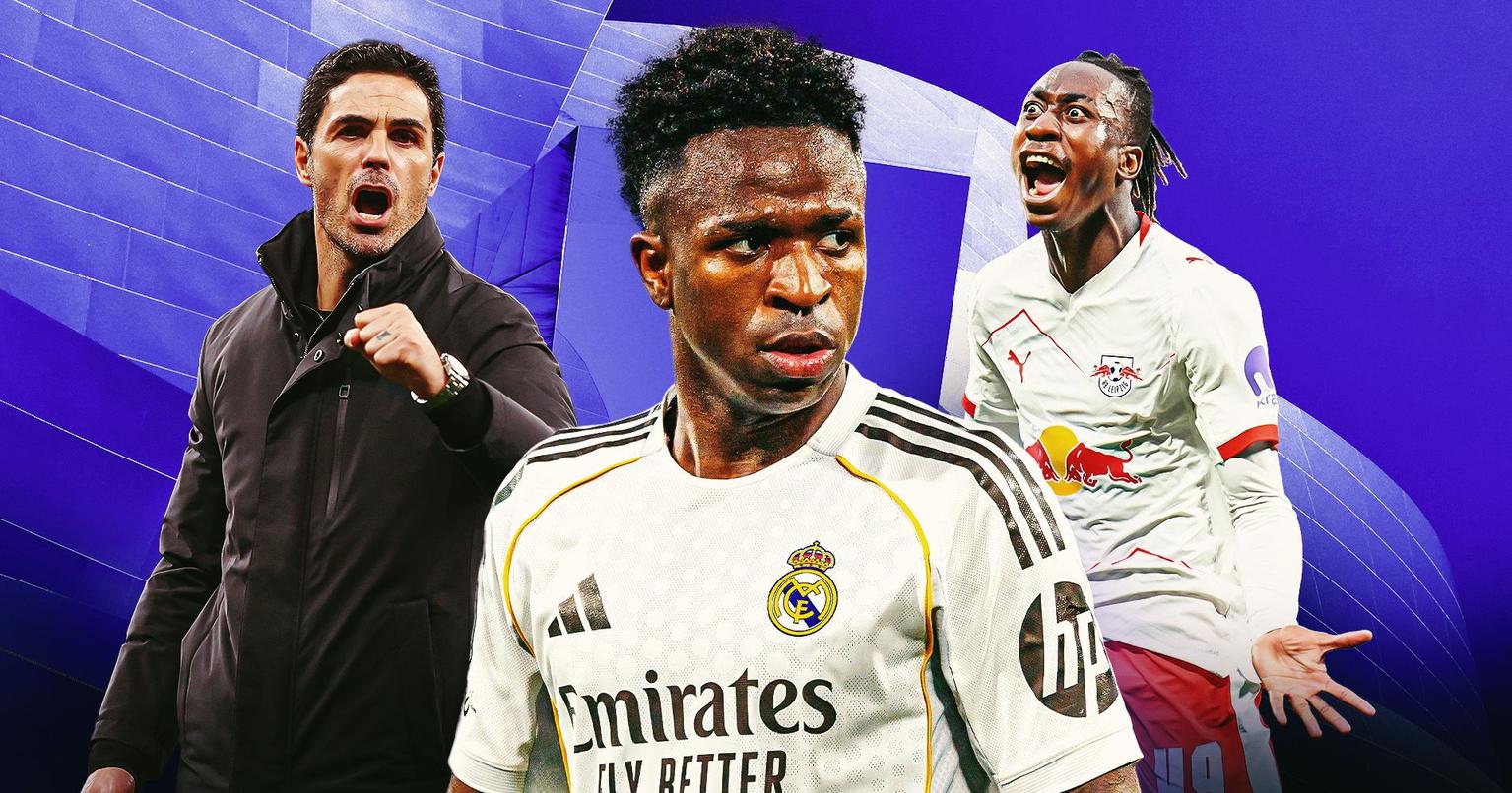Vinicius Jr in action for Real Madrid with fans in the background