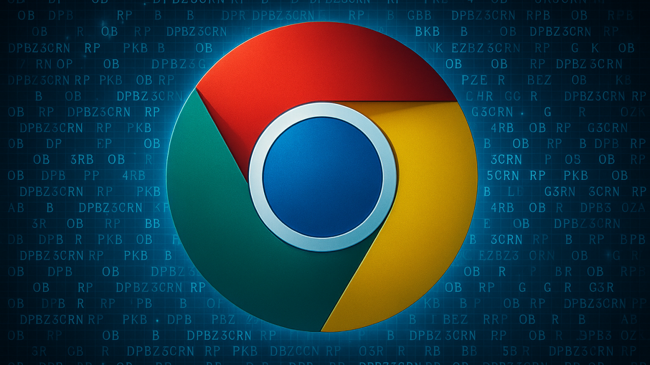 Google Chrome browser on a laptop screen with a secure lock icon