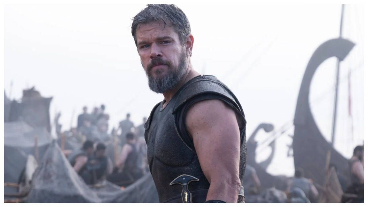 Matt Damon in a scene from The Odyssey film