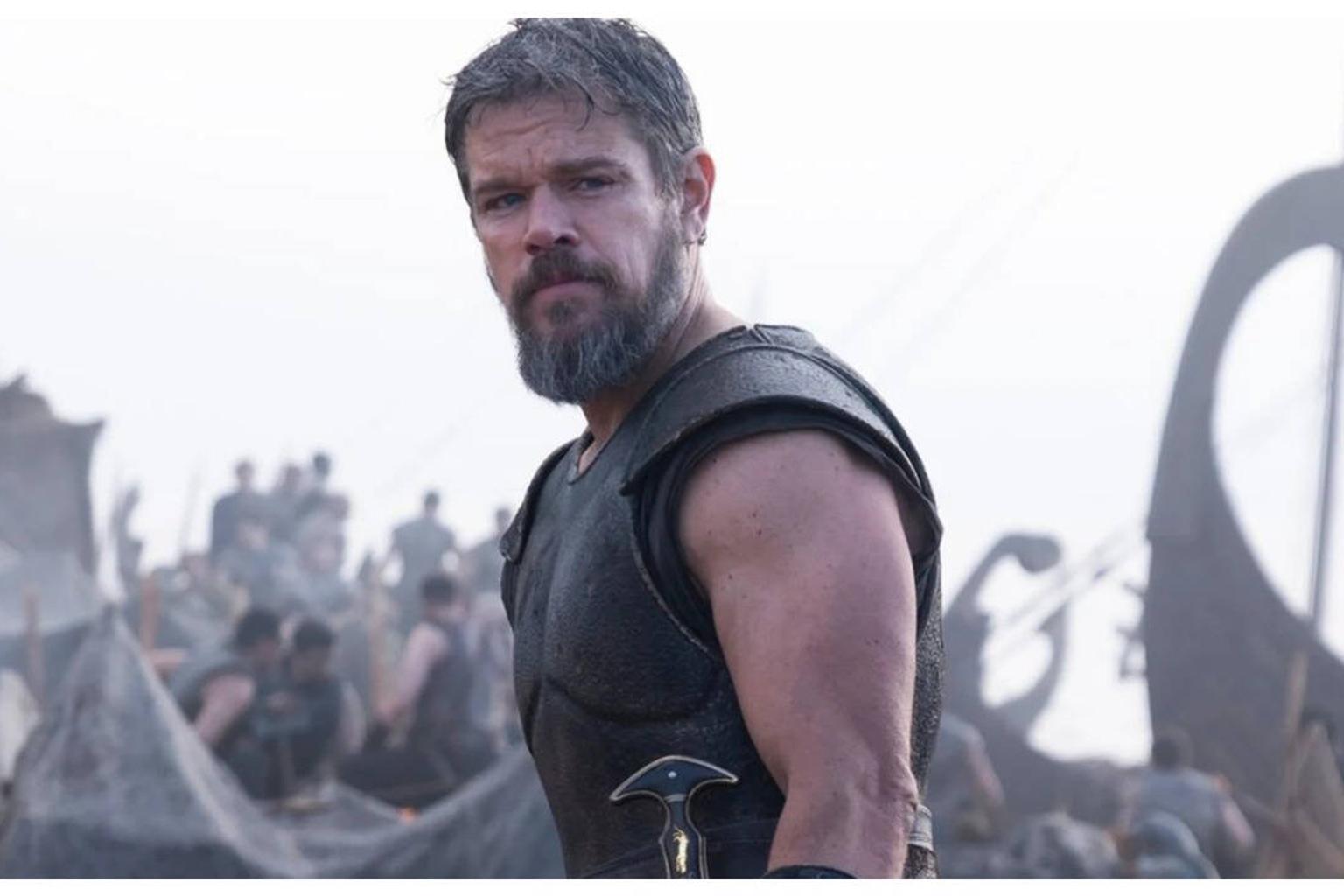 Matt Damon in a scene from The Odyssey film