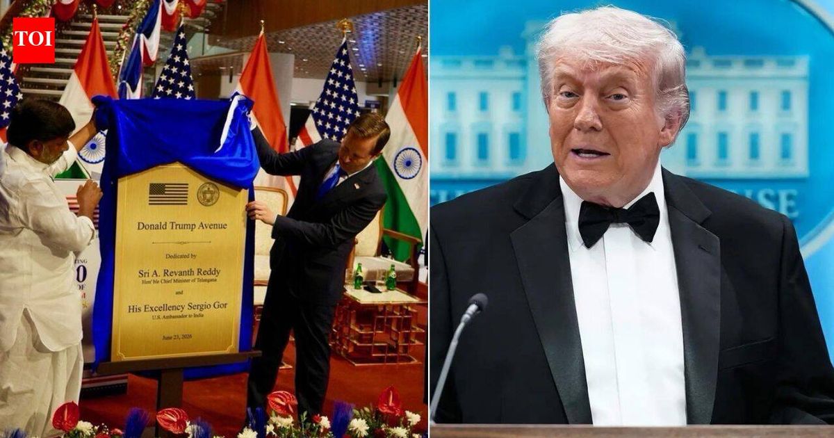 'First US President to be honoured this way': Donald Trump thanks India after Hyderabad renames road after him
