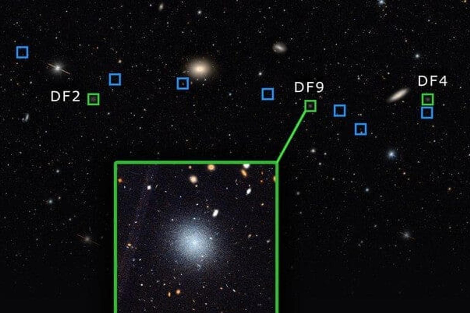 Yale Astronomers Map Row Of Galaxies Lacking Dark Matter