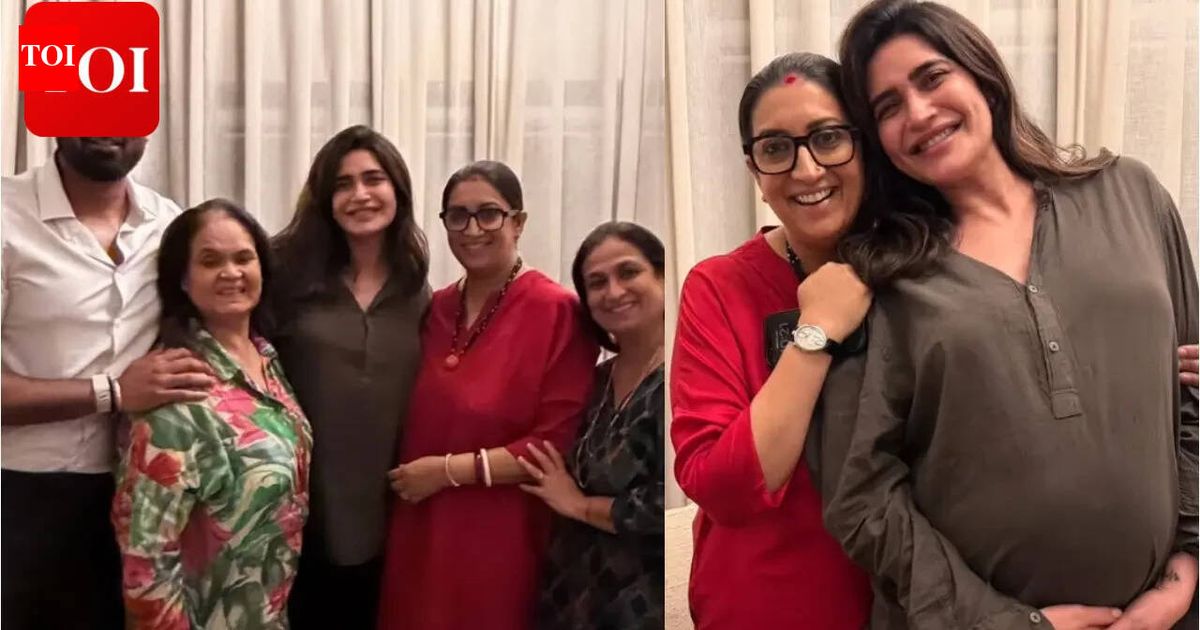 Karishma Tanna reunites with Kyunki Saas Bhi Kabhi Bahu Thi co-star Smriti Irani, calls it a 'Full Circle Moment'