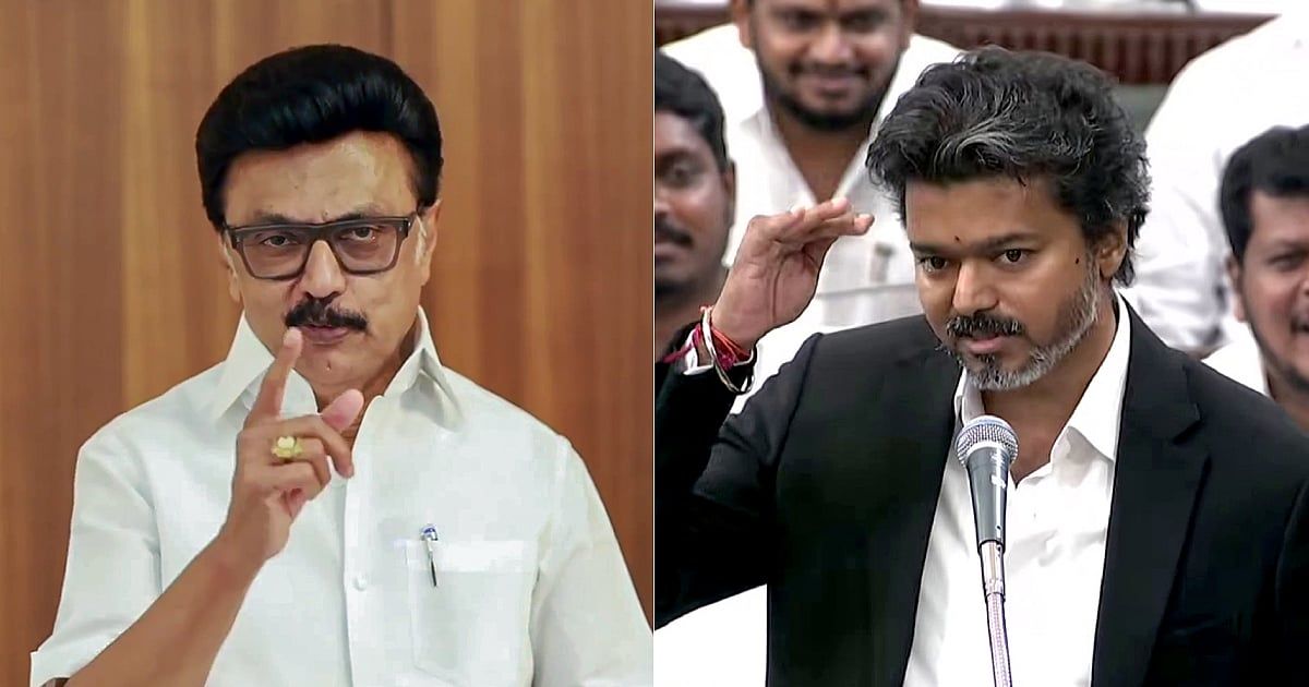 After Vijay's 'where is your father?' barb, Stalin replies: 'I am in the hearts of the people'